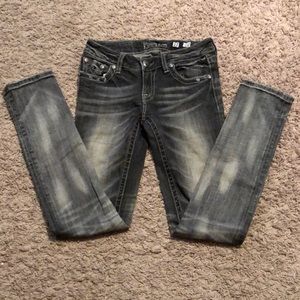 Miss me distressed looking jeans
